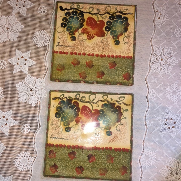2 Modigliani Italian tiles. Hand painted. - Picture 1 of 4